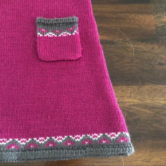 Jacadi Paris Knitted Fair Isle Baby Dress - Picture 3 of 6